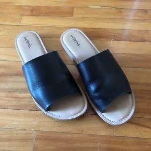 Target Merona Black Slide Sandals